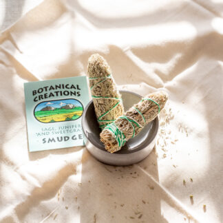 Sage Juniper and Sweetgrass Smudge